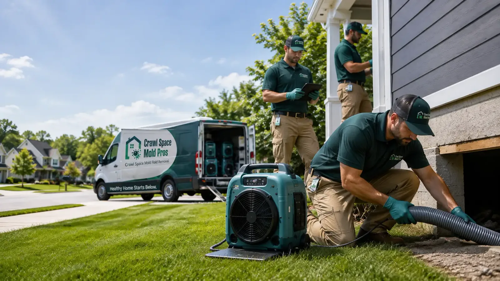 Crawl Space Mold Removal in Clinton, WI